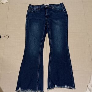 KanCan Dark Blue Flare Jeans